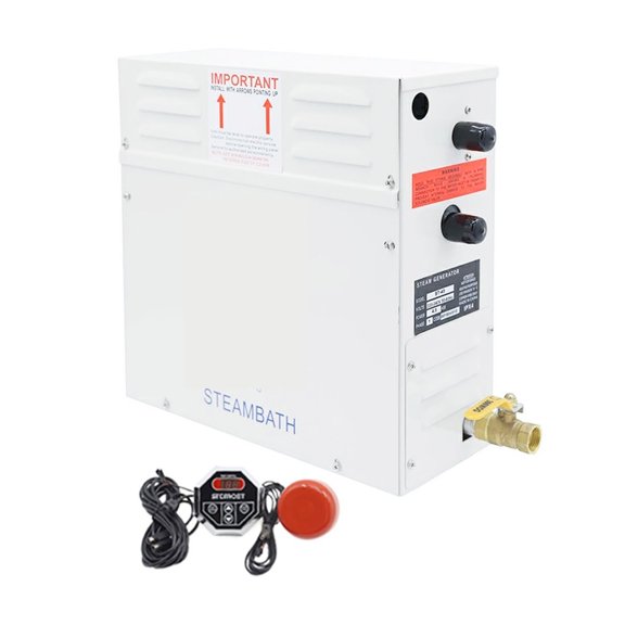 6KW Steam Machine Household Steam nerator, Sauna Room Dry Stream Furnace Wet Steam Steamer Digital Controller ST-60
