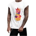 thumbnail image 2 of EGNMCR Débardeurs Homme, Chandail Sans Manches à Col Rond Imprimé Décontracté pour Homme, Débardeur de Sport, Cadeaux de la Fête des Pères, 2 of 5