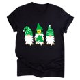 thumbnail image 1 of Pompotops T-Shirt Décontracté pour Femmes Imprimé Fête de la Saint-Patrick à Manches Courtes, 1 of 5