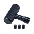 thumbnail image 2 of Miulika Automobile Car Aluminum Alloy Automatic Gear Knobs Universal Accessory Black, 2 of 9