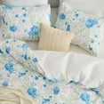 thumbnail image 3 of Hitime Queen Duvet Cover Set, Soft & Breathable Microfiber 3 Pieces Queen Bedding Sets, Pattern Queen Comfy Duvet Cover Set, with Zipper Closure (Queen), 3 of 8