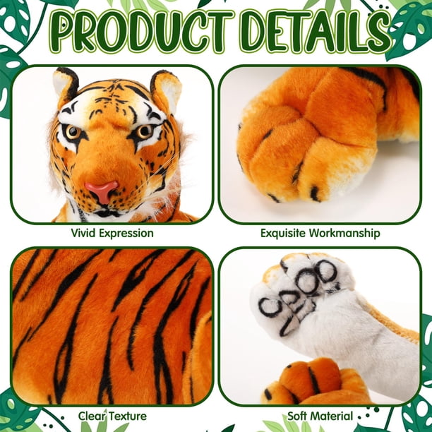 Syhood 32 Inch Large Tiger Stuffed Animal Tiger Plush Giant Tiger
