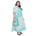 thumbnail image 4 of Oussum Robe Caftan Boutonnée pour Femme Longue Ajustable d'Été Maxi avec Poche, 4 of 7