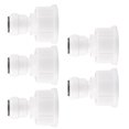 thumbnail image 1 of Unique Bargains 3/4 Inch BSP Female to 3/8 Inch OD Straight Quick Connect Water Purifier for Reverse Osmosis System 5pcs, 1 of 7