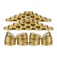 thumbnail image 5 of CAROOTU 12/24 Pcs Couvercles à Fentes Scellés de Rangement Capuchons Solides pour Pot Mason à Ouverture Régulière/grande, 5 of 5