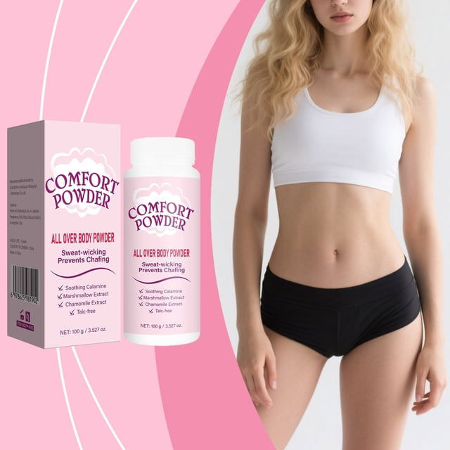 Qocolhg Personal Care Clearance!Powder Talc Free Opposition Chafe Body Foot Dusting Powder Deodorant To Control Inner Thigh Chafing Private Areas And All Over Body For Women 100g, Gifts for Women