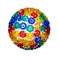 thumbnail image 2 of Novelty Lights LED 7.5in 100 Light Starlight Sphere, Multicolor, Large Ornament Ball Light, 5ft Hanging Cord with S Hook, 12ft Power Cord with Stackable Plug, Commercial Grade, 2 of 8