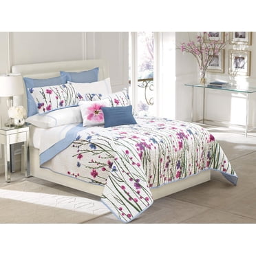 Safdie & Co. Home Deluxe Collection Multi Color 100% Polyester Quilt Set