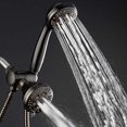 thumbnail image 3 of AquaDance Oil Rubbed Bronze High Pressure 3-Way 48-Setting Rain/Handheld Shower Head Combo – Angle Adjustable, Anti-Clog Jets, Tool-Free Installation-, 3 of 5