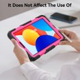 thumbnail image 4 of XYX For Xiaomi Redmi Pad SE 8.7 inch 2024, 360 Rotating Shockproof Cover with Stand, Screen Protector, Shoulder Strap, Rose PC, 4 of 7