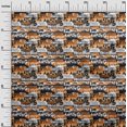 thumbnail image 3 of oneOone Velvet Brown Fabric Writing Font Fabric For Sewing Printed Craft Fabric By The Yard 58 Inch Wide, 3 of 4