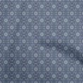 thumbnail image 1 of oneOone Polyester Spandex Blue Fabric Damask Dress Material Fabric Print Fabric By The Yard 56 Inch Wide, 1 of 5