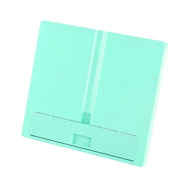 Support de Livre en Plastique Portable, Porte-Documents Pliable, Réglable, 6 Angles, Support de Livres, Bureau, Lecture, Cuisine