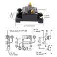 thumbnail image 3 of Disjoncteur 30-300 AMP Étanche IP67 12V-48V Réinitialisation Manuelle Fusible de Déconnexion 60 AMP 40A, 3 of 9