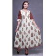 thumbnail image 2 of Bimba Anarkali Kurta Imprimée Longue Robe Maxi IndianKurtisFor Femmes Tenue de Fête, 2 of 6