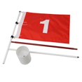 thumbnail image 2 of Portable 3 Section S Ensemble Pratique de Golf Mettre Jardin Vert Extérieur, 2 of 10