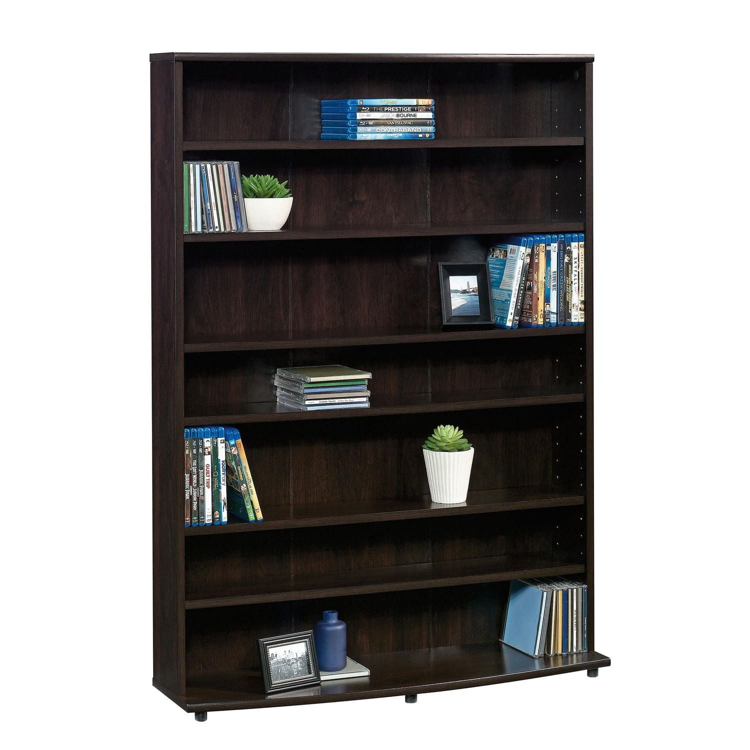 Tour de rangement multimédia Sauder en Finition Cinnamon Cherry