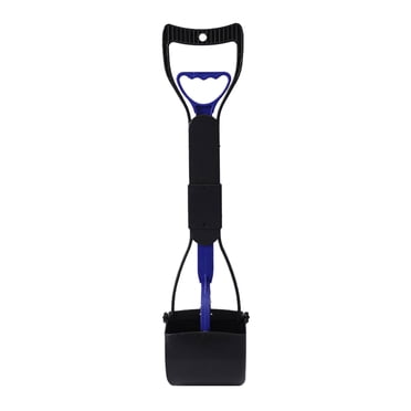 Dog Poop Bags with Handles Foldable Dog Poop Waste Collection Scoop, Sturdy Pet Poop Basket, with Long Handle High Strength Substance and Durable Spring for Picking Up Grass and Gravel