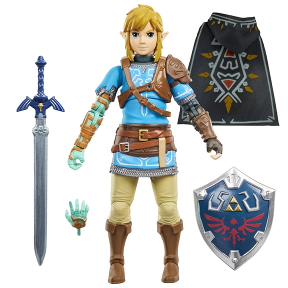 The Legend of Zelda Héros d'Hyrule Link, figurine de collection premium à l'échelle 15 cm, The Legend of Zelda: Tears of the Kingdom