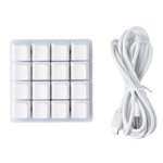 16-key Black Keypad Mechanical Keyboard Custom Shortcut Programmable GX T