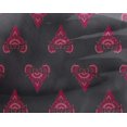 thumbnail image 4 of oneOone Georgette Viscose Fabric Floral Block Printed Fabric 1 Yard 42 Inch Wide, 4 of 4