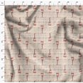 thumbnail image 4 of Soimoi White Viscose Chiffon Fabric Notes & Guitar Musical Instrument Printed Craft Fabric by the Yard 42 Inch Wide, 4 of 5