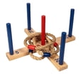 thumbnail image 1 of Ensemble de jeu de lancer d'anneaux en bois Triumph, 1 of 9