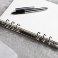 thumbnail image 4 of 1 x Transparent PVC File Folder Loose-leaf Notebook Binder Diary Scheduler School Office Supplies, 4 of 8