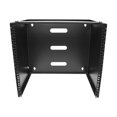 thumbnail image 2 of StarTech.com 10U Wall Mount Rack, 19" Wall Mount Network Rack, 14 inch Deep (Low Profile), Wall Mounting Patch Panel Bracket for Network Switches, IT Equipment, 77lb (35kg) Capacity - Network Equipment Rack (RACK-10U-14-BRACKET) - Network device mounting bracket - wall mountable - black - 10U - 19", 2 of 5