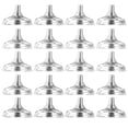 thumbnail image 4 of Mini Flag Holder for Desk Made of Durable Plastic in Silver Color for Toy Car Display and Table Use 30 Pieces, 4 of 9