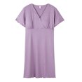 thumbnail image 2 of REDHOTYPE Chemises de Nuit pour Femmes Douces Légères Manches Courtes Longue Robe de Nuit, 2 of 2