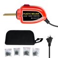 thumbnail image 1 of 100W High-Power Plastic Welding Kit for Auto Bumper Repair - Fast 1-3s Heating, 400°C Instant Temperature, Overheat Protection - US Plug, LED Light, Ergonomic Handle - Includes 50 Flat/M/Wave/V, 1 of 6