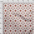 thumbnail image 3 of oneOone Silk Tabby Maroon Fabric Asian Block Floral Sewing Craft Projects Fabric Prints By Yard 42 Inch Wide, 3 of 4