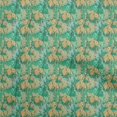 thumbnail image 1 of oneOone Silk Tabby Sea Green Fabric Abstracts Sewing Craft Projects Fabric Prints By Yard 42 Inch Wide, 1 of 5