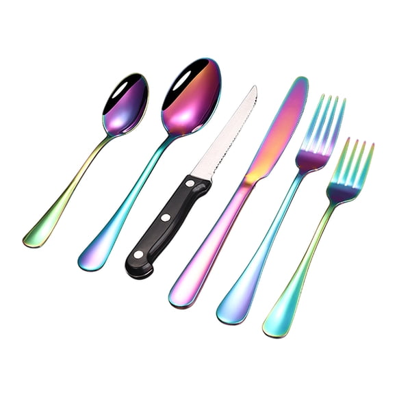 Stainless Steel Western Cutlery Dinner Spoon Hotel Steak Knife Household Knife Fork Spoon Fork Cutlery