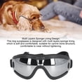 thumbnail image 4 of Dog Goggles, Dog Sunglasses UV Proof Explosion Resistant Comfortable Adjustable Lens Strap  for Cycling Red Lens,Grey Lens,Transparent Lens,Silver Lens, 4 of 7