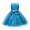 thumbnail image 4 of Robes Filles Robes Formelles pour Filles Robe Bleue pour Filles Robe Chic pour Filles Robes de Pâques pour Filles Mode Filles, 4 of 4