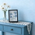 thumbnail image 1 of Sea Glass Photo Frame for Tabletop Display, Home and Office Decor, Black or White, 8x6 Inch, Modern Beach Style Gift, 1 of 4