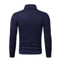 thumbnail image 3 of RKSTN Long Sleeve Tee Shirts for Men Turtleneck Solid Color Tops Fall Winter Soft Stretch Bottoming Blouse Tops, 3 of 6