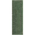 thumbnail image 1 of Unique Loom Tapis de Sol en Peluche 2' 2 x 6' 7 en Vert, 1 of 2