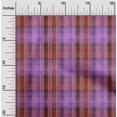 thumbnail image 2 of oneOone Viscose Chiffon Purple Fabric Check Craft Projects Decor Fabric Printed By The Yard 42 Inch Wide, 2 of 5