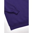 thumbnail image 3 of Ecosmart Crewneck Sweatshirt, 5XL, Purple, 3 of 3