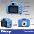 thumbnail image 2 of Ultimaxx Essential Kidâs Digital Camera Bundle (Blue) - Includes: 32GB microSD Card, High-Speed Memory Card Reader & More (6pc Bundle), 2 of 7