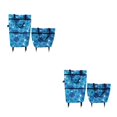thumbnail image 4 of ZheElen Sac de Courses Pliable avec Roues Pratique et Durable Large Application Sac de Courses Multifonction Sacs de Courses Orchidée Noble 2Set, 4 of 6