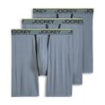 thumbnail image 1 of Jockey Men's Chafe Proof Pouch Microfiber 8.5" Long Leg Boxer Brief - 3 Pack, 1 of 5