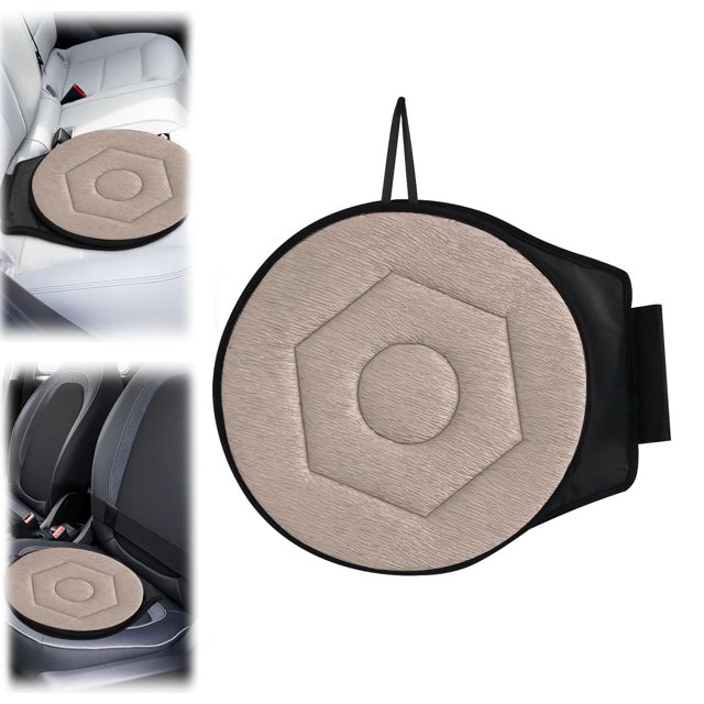 Cushion Seat Solution for Car | 360° Swivel Rotating Car Seat Cushion for Elderly | Non Supportive 360 Rotation for Comfortable Driving
