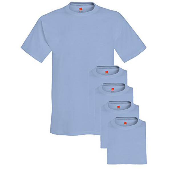 Hanes T-Shirt à Manches Courtes ComfortSoft pour Hommes - 5280 (Lot de 5)