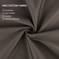 thumbnail image 4 of PiccoCasa Pure Cotton Pillowcases 2 Pcs Soft with Envelope Beaver King, 4 of 7