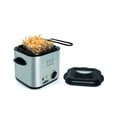 thumbnail image 4 of Salton Friteuse Profonde Compacte / Capacité d'Huile 1,0 L (1 Quart) / 800 W / Contrôle de Température Réglable / Acier Inoxydable Durable / Bol à Revêtement Antiadhésif avec Fenêtre de Visualisation et Od, 4 of 5