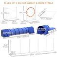 thumbnail image 3 of PawHut 7 Pcs Dog Agility Training Equipment w/ Tunnels, Adjustable Hurdles, 3 of 10